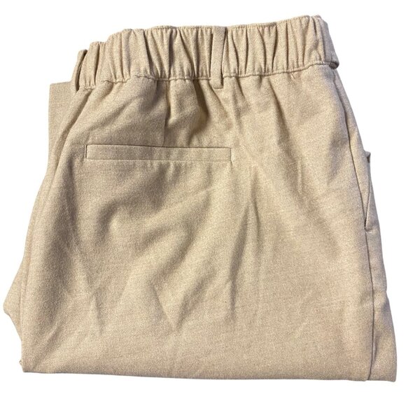 Loft Womens Khaki Back Elastic Waist Pants XLT NWT - Picture 5 of 6